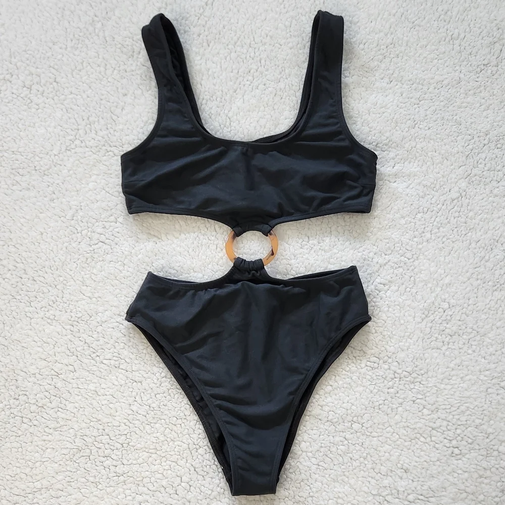 Montce Ky Charcol  Cut-Out One Piece ‎ Swimsuit